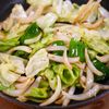 行列の定食屋さんの♪鶏と夏野菜の濃厚味噌しょうが焼き定食🤩の工程4