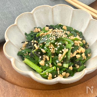 ひと束消える!『ニラの納豆和え』簡単5分!ご飯、おつまみに◎