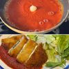 【しそチーズかつトマトソース】チーズとろ〜り♪揚げ焼きで簡単の工程4