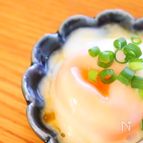 温泉卵を電子レンジで1分で簡単に作るレシピ