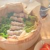 レンジで蒸し豆苗肉巻き
