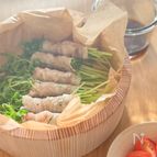 レンジで蒸し豆苗肉巻き