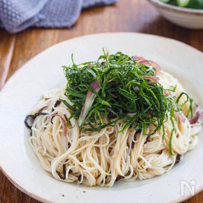 【具材1つ】冷蔵庫に何もない！速攻お助け塩昆布そうめん