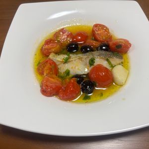 こむぎの作ってみた!投稿(タラとミニトマトのオリーブオイル蒸し)