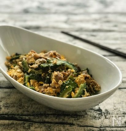 あっという間❣️定番『ゴーヤチャンプル』水切りはレンジでね♪