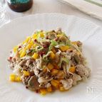 レンジ調理だけど炒め物みたい！豚肉とザーサイの炒め物風