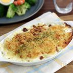 牛乳の優しい味わい♪ベーコンポテトグラタン