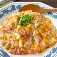 ５分で子どもウケ抜群♪【ワンパン天津飯】