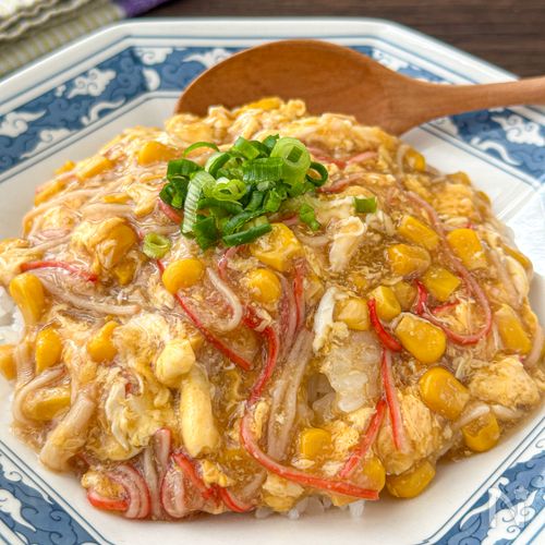 ５分で子どもウケ抜群♪【ワンパン天津飯】