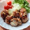 ワンパン15分♪ガリバタ醤油の豚こまチーズボールの工程5