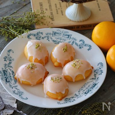 ふわふわしっとり♪こだわりの【米粉レモンケーキ】