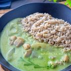 見て食べてびっくり！玉露チキン根菜カレー