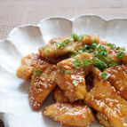 妻もお気に入り！！【鶏むね肉の甘酢和え】