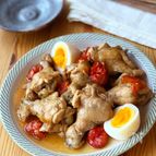 手羽元とミニトマトのさっぱり煮
