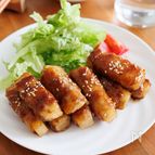 『長芋の肉巻き照り焼き』ご飯が進む甘辛味☆お弁当にも◎