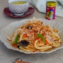 【のせて皿チン♪】簡単！焼きうどん