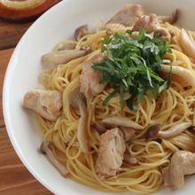 フライパンひとつで!鶏肉ときのこの和風パスタ
