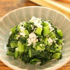 青菜の新しい食べ方！のらぼう菜のチーズじゃこ和え