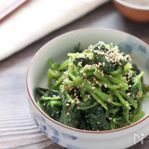【ほうれん草の柚子胡椒ナムル】美味しすぎる～箸が止まらない！