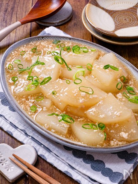 大根のそぼろあん