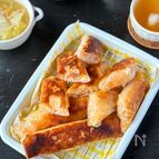 【お弁当に！かぶと油揚げの明太チーズ春巻き】