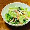 はっぴぃの作ってみた!投稿(美肌♪チンゲン菜とカニカマのポン酢マヨ和え)