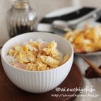 我が家のスクランブルエッグ丼♡