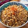 米も麺も止まらん！高野豆腐とひき肉、椎茸の万能中華ネギそぼろ