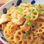 味付け1つ！むね肉とシャキシャキれんこんのコク旨炒め