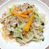 よっこの作ってみた!投稿(【ガーリック香る、男子喜ぶ皿うどん】)