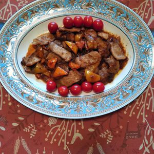 1383781の作ってみた!投稿(風邪対策に！豚肉のはちみつレモン焼き)