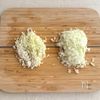 ふわふわ塩つくねの香味ネギだれの工程1
