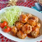 【豆腐】でかさ増し!ふわふわ肉団子のやみつきチリソース|節約&ヘルシーが叶う