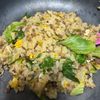 1194373の作ってみた!投稿(衝撃の美味しさ！♡︎ひき肉和風レタス炒飯)