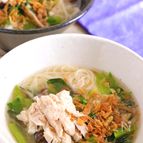 野菜が美味しい♪鶏肉のフォー風にゅうめん