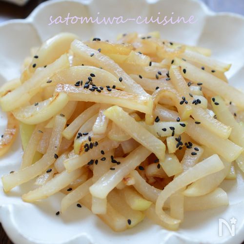 【大根きんぴら】ごま油の香り!箸休め&お弁当に大好評☆