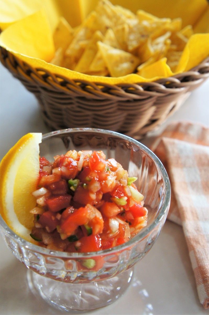 フレッシュトマトサルサのレシピ