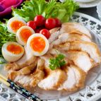 【レンジで簡単】しっとり柔らか鶏チャーシュー&味玉