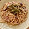 りぃママの作ってみた!投稿(フライパン1つ!満足度大【茄子とベーコンのバター醤油パスタ】)
