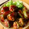 レンジで簡単【ジュワ旨♩ピーマン肉詰め】ポリ袋で楽チン成形◎