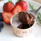 【濃厚フォンダンショコラ】簡単！小麦粉、生クリームなし♪