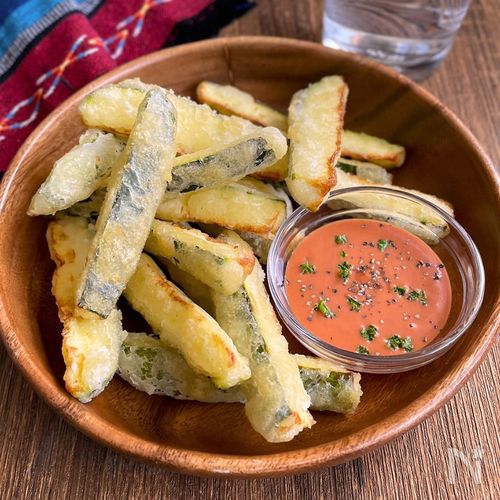 ポテト超え？！カリザクで止まらない「フライドズッキーニ」