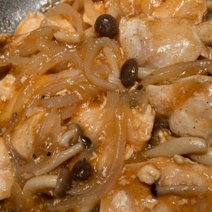 bo-zu3の作ってみた!投稿(ご飯に合う♪簡単おかず！『鶏むね肉ときのこのケチャップ炒め』)