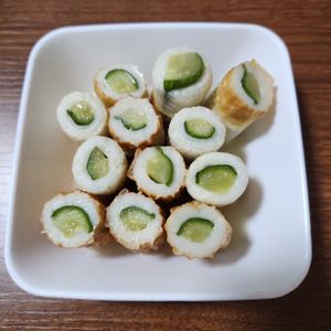 とももの作ってみた!投稿(ちくきゅー白だしわさび漬け)