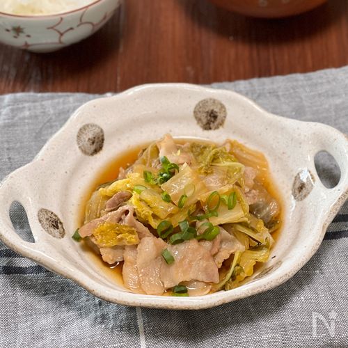 白菜と豚肉のくたくた煮