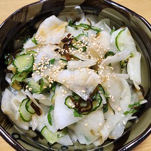 ナムディの作ってみた!投稿(ポリ袋で簡単！大根ときゅうりの塩昆布香味漬け#作り置き)