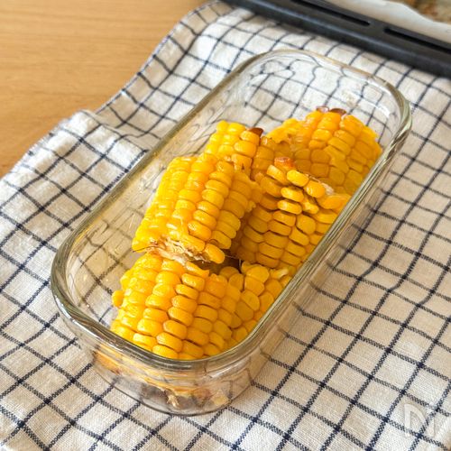 香ばし焦がしバター醤油の焼きとうもろこし