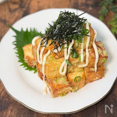 白米が進む！やみつき【ねぎ味噌マヨ厚揚げ】