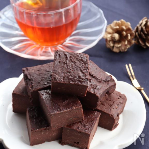 生クリーム不要なのにずっしり濃厚。豆腐でヘルシーブラウニー