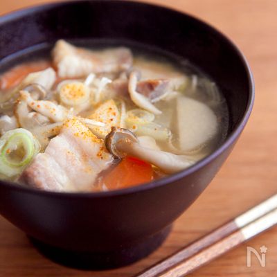 塩豚の豚汁